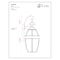 Z-Lite Westover 2 Light Outdoor Wall Sconce, Black & Clear Beveled 580M-BK - alternate 8